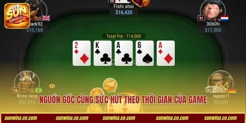 Nguồn gốc cùng sức hút theo thời gian của game